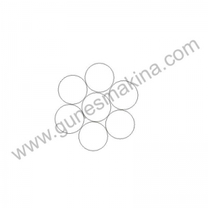 1x7 DIN3052 Kırmızı Damar